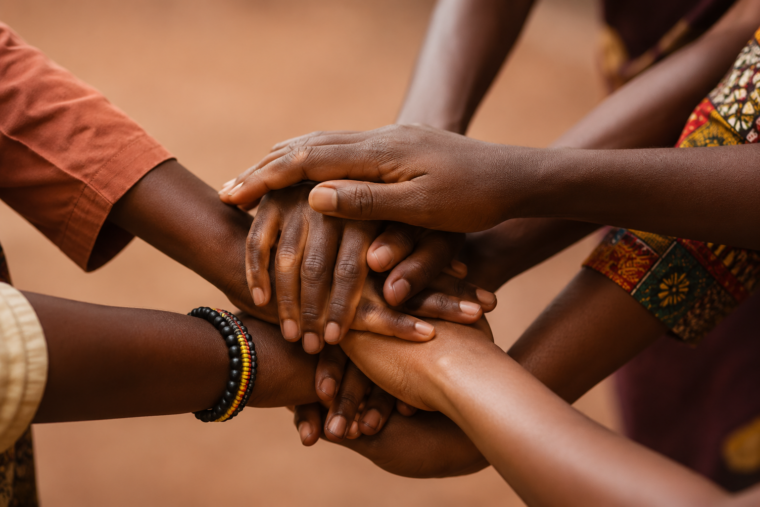 Community members coming together on Obumu